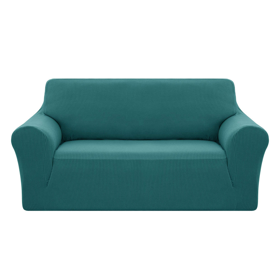 Deconovo Sofabezug für 2-Sitzer-Sofa mit Armlehnen, für Schlafzimmer, Wohnzimmer, dehnbar, bequem, T