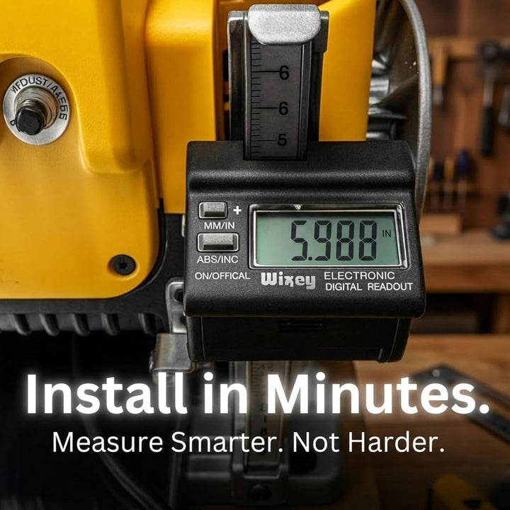 Wixey WR510 Digital Planer Readout with Fractions by Wixey