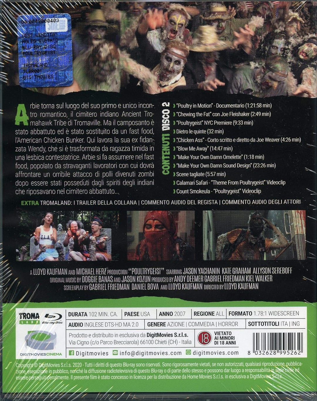 Poultrygeist - Night of the Chicken Dead (Br+Dv), Blu-ray