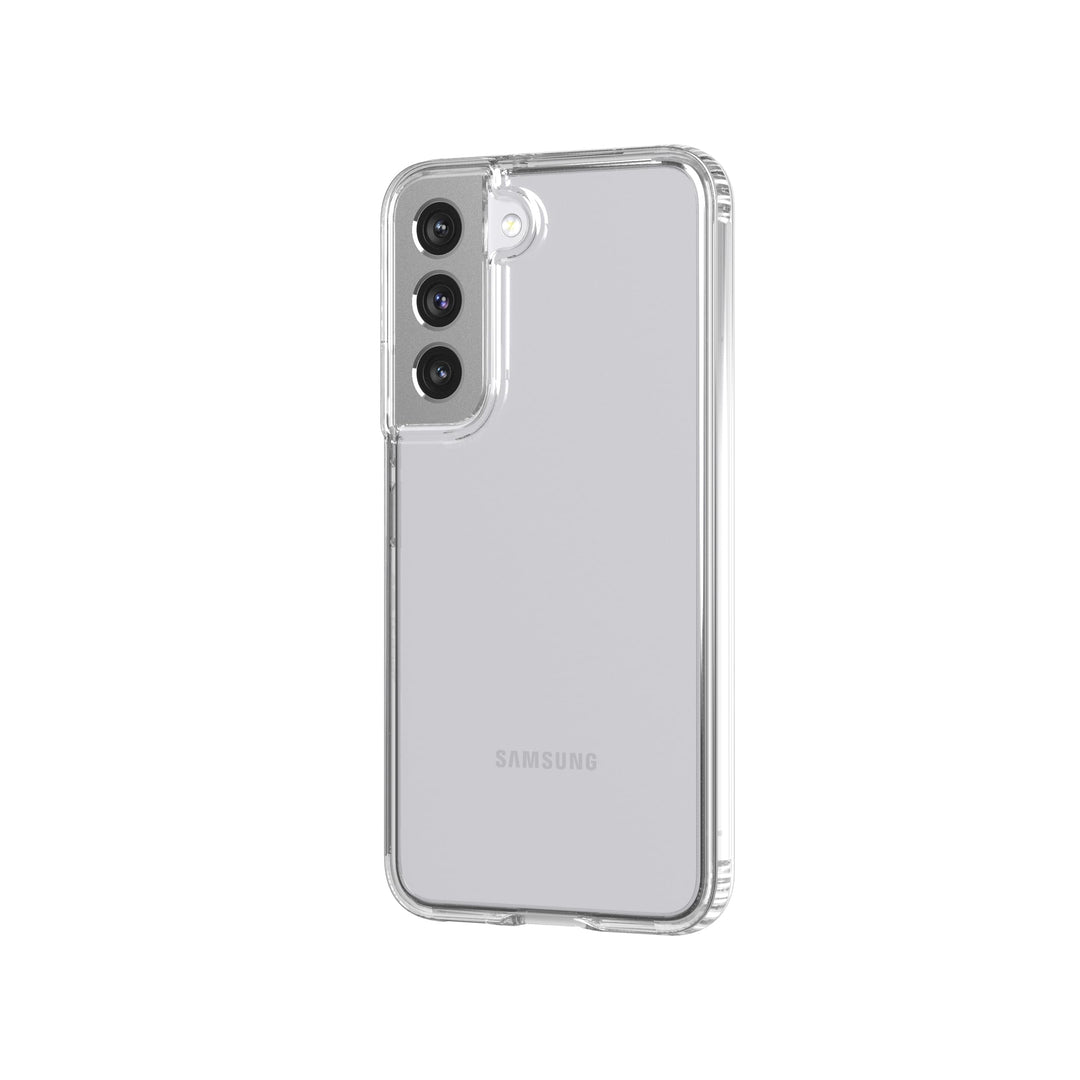 tech21 Evo Clear für Samsung Galaxy S22 - Transparente und schützende Handyhülle mit 3,6 m Multi-Dro