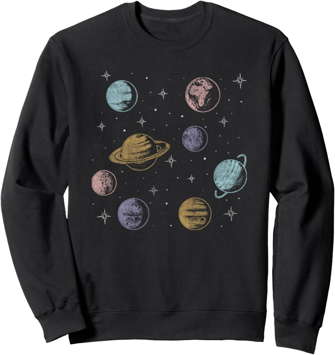 Planets And Solar System Sweatshirt