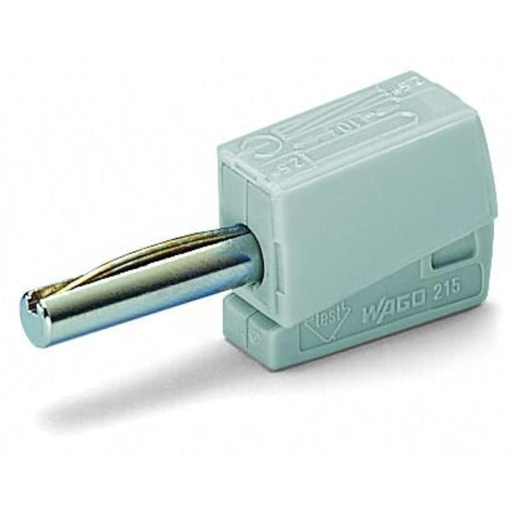 WAGO® Bananenstecker, grau, 215-811 (50 Stück), Grau