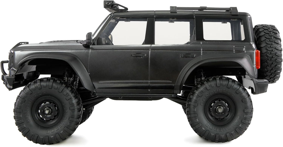 Amewi AMXRock Mini-Caballo Scale Crawler 4WD 1:16 RTR grau inkl. Fernsteuerung, Akku, Ladekabel
