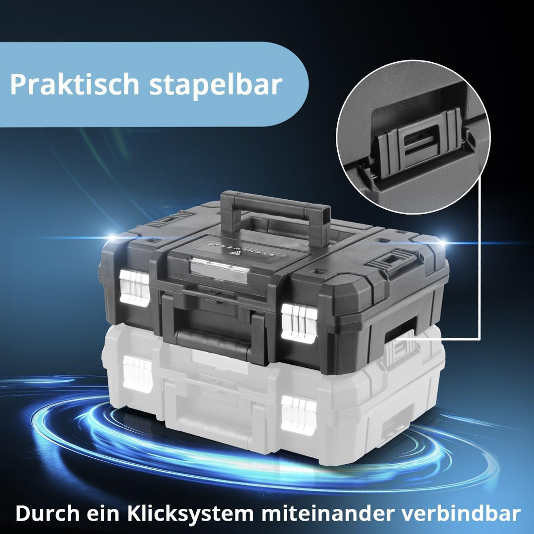 STAHLWERK Akku-Drehschlagschrauber ADS-880 ST – 20 Volt-System, Brushless-Technologie, Akku-Schlagsc