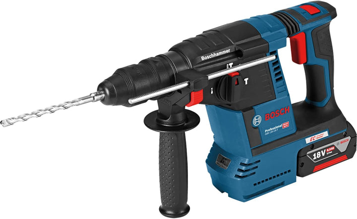 Bosch Professional 18V System Akku Bohrhammer GBH 18V-26 F (inkl. 2x 5.0Ah, GAL 1880 CV, Tiefenansch