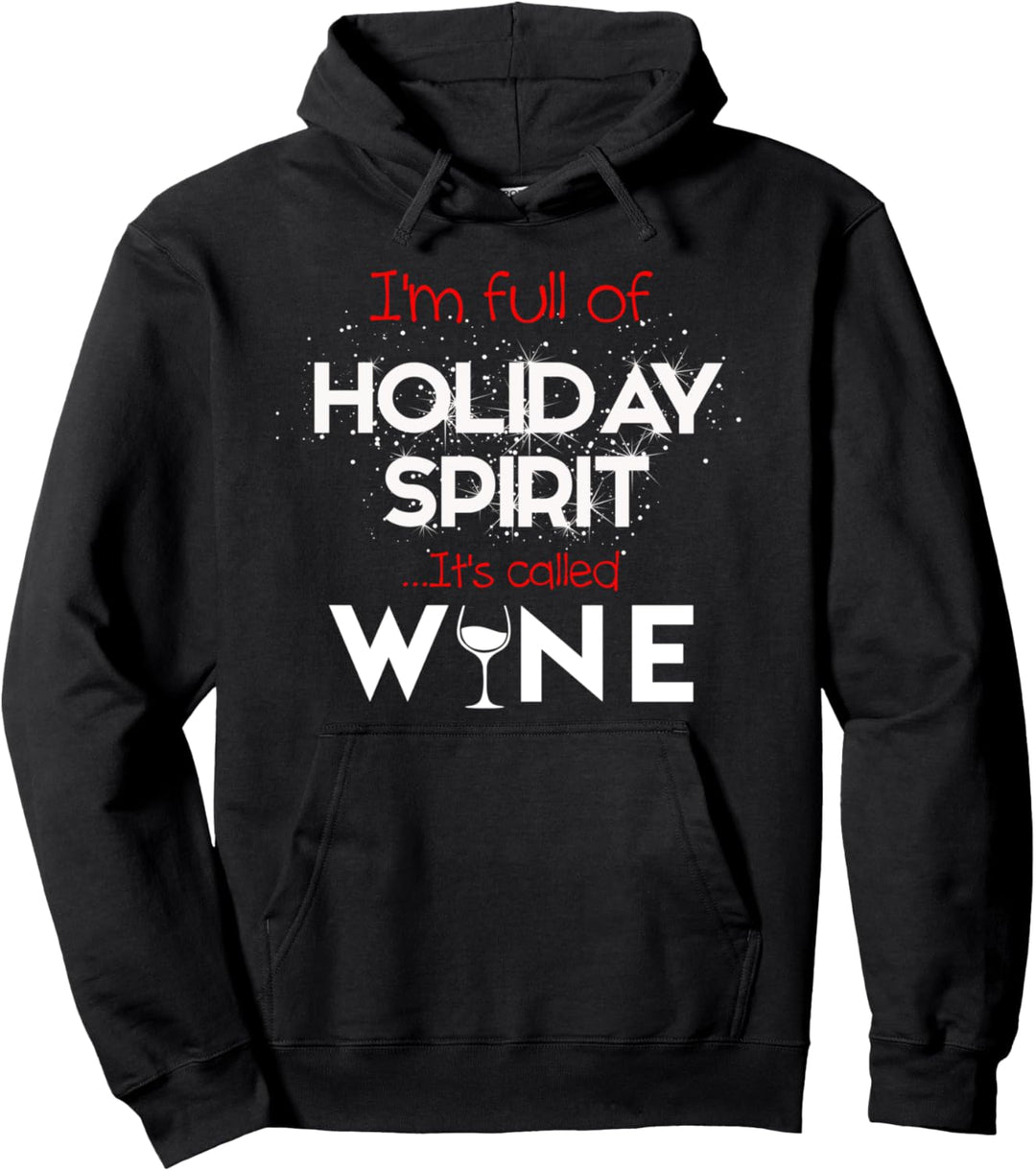 Weihnachtswein-Shirt - Weihnachtsmann-T-Shirt für Herren Pullover Hoodie