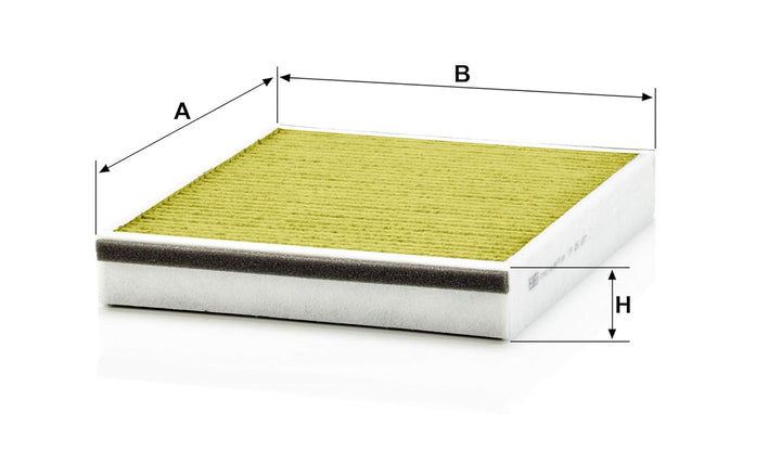 Mann-filter C 16 134/2 - Luftfilter & Innenraumfilter FP 25 007 – FreciousPlus Biofunktionaler Polle