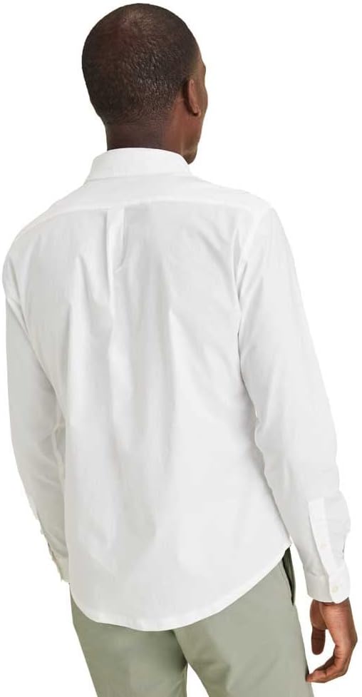 Dockers Herren Original Hemd Slim S Lucent White, S Lucent White