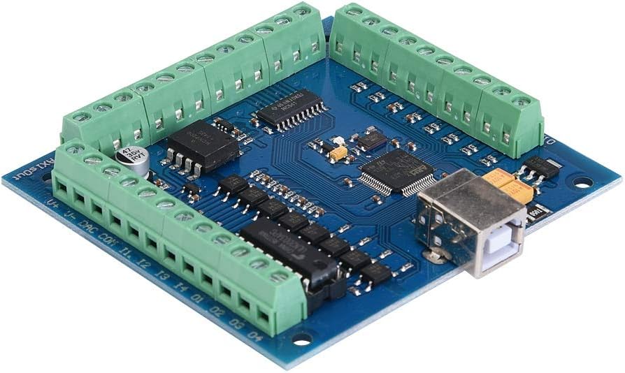 MACH3 Motion Card, 4 Achsen USB CNC Motion Controller Karte Breakout Board, 100 KHz, 100 KHz Motion