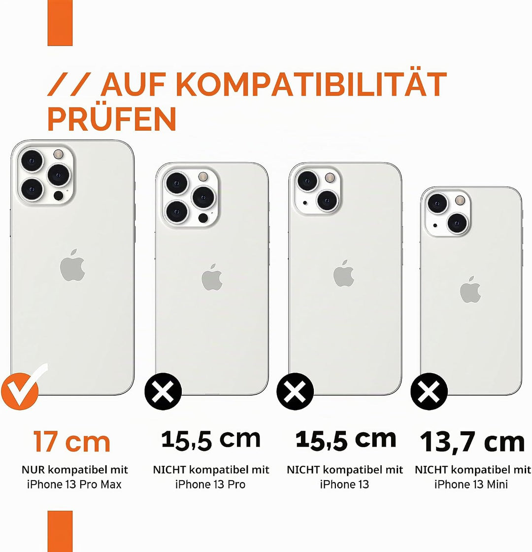 Urban Armor Gear Monarch Schutzhülle kompatibel mit Apple iPhone 13 Pro Max [Wireless Charging kompa