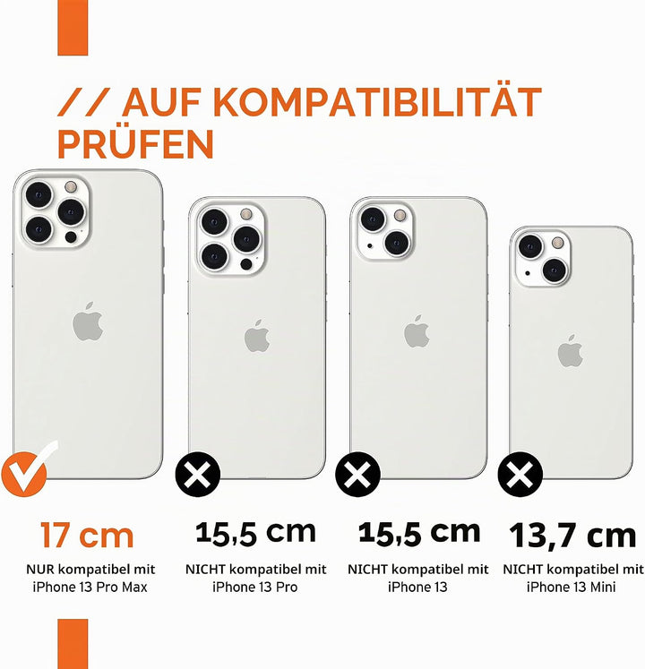 Urban Armor Gear Civilian Hülle kompatibel mit Apple iPhone 13 Pro Max [Wireless Charging kompatible