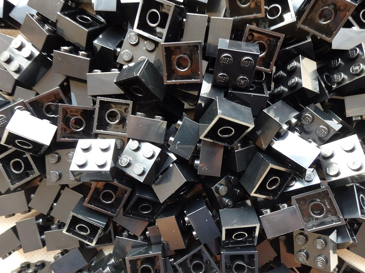 LEGO Steine 2x2 Noppen (3003) Schwarz 50 Stück
