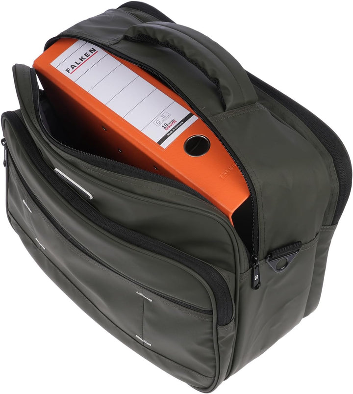 Christian Wippermann XXL Herren Umhängetasche Flugbegleiter Tasche Messenger Arbeitstasche 17 Zoll L