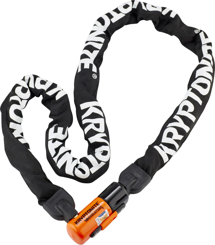 Kryptonite 792 Kabelschloss Evolution series 4 Integrated Chain 1055 mini, 3500319, Schwarz Single,