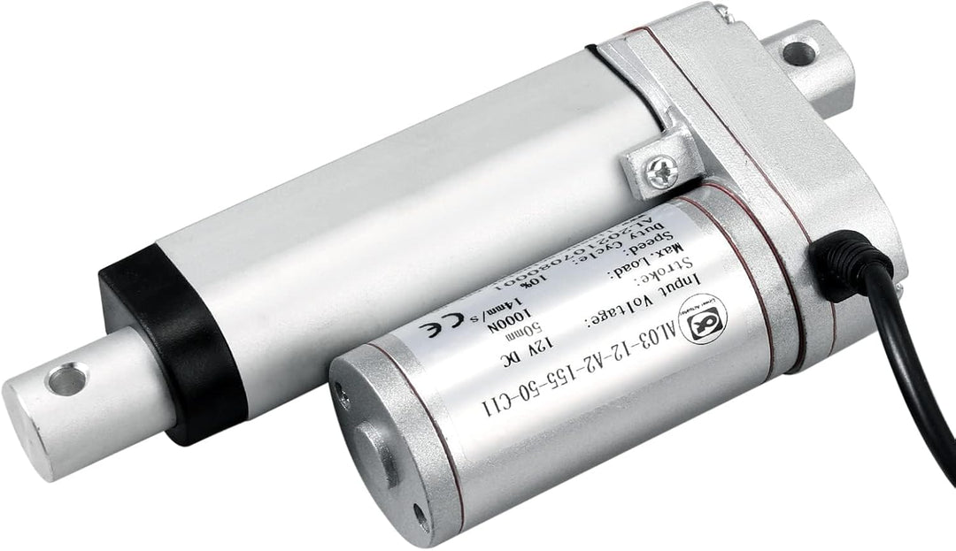 EYPINS Linearantrieb Linearmotor 12V, 1000N 50mm Hub max Linearantrieb, Toröffner Verstellantrieb Li