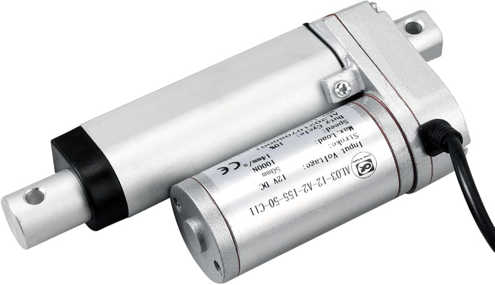 EYPINS Linearantrieb Linearmotor 12V, 1000N 50mm Hub max Linearantrieb, Toröffner Verstellantrieb Li