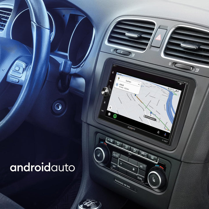 XZENT X-527 – 2-Din Autoradio, Multimediasystem mit 6,75“/17,1 cm Touchscreen, Mediencenter mit DAB+