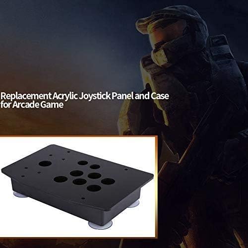 DIY Joystick Controller Set, Spielsteuerung mit Gehäuse und Saugnapf-Befestigung, Klassisches Design
