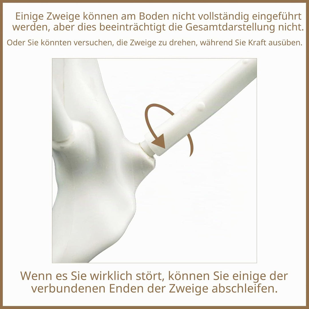 Sziqiqi Künstlicher Baum für Dekoration Hochzeit/Esstisch, abziehbarer Wunschbaum Hochzeit, Dekorati