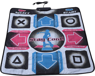 VBESTLIFE Dance Mat, Wii Tanzmatte, strapazierfähige Tanz Steppe,Dance Mat Pad Dancer Blanket mit US