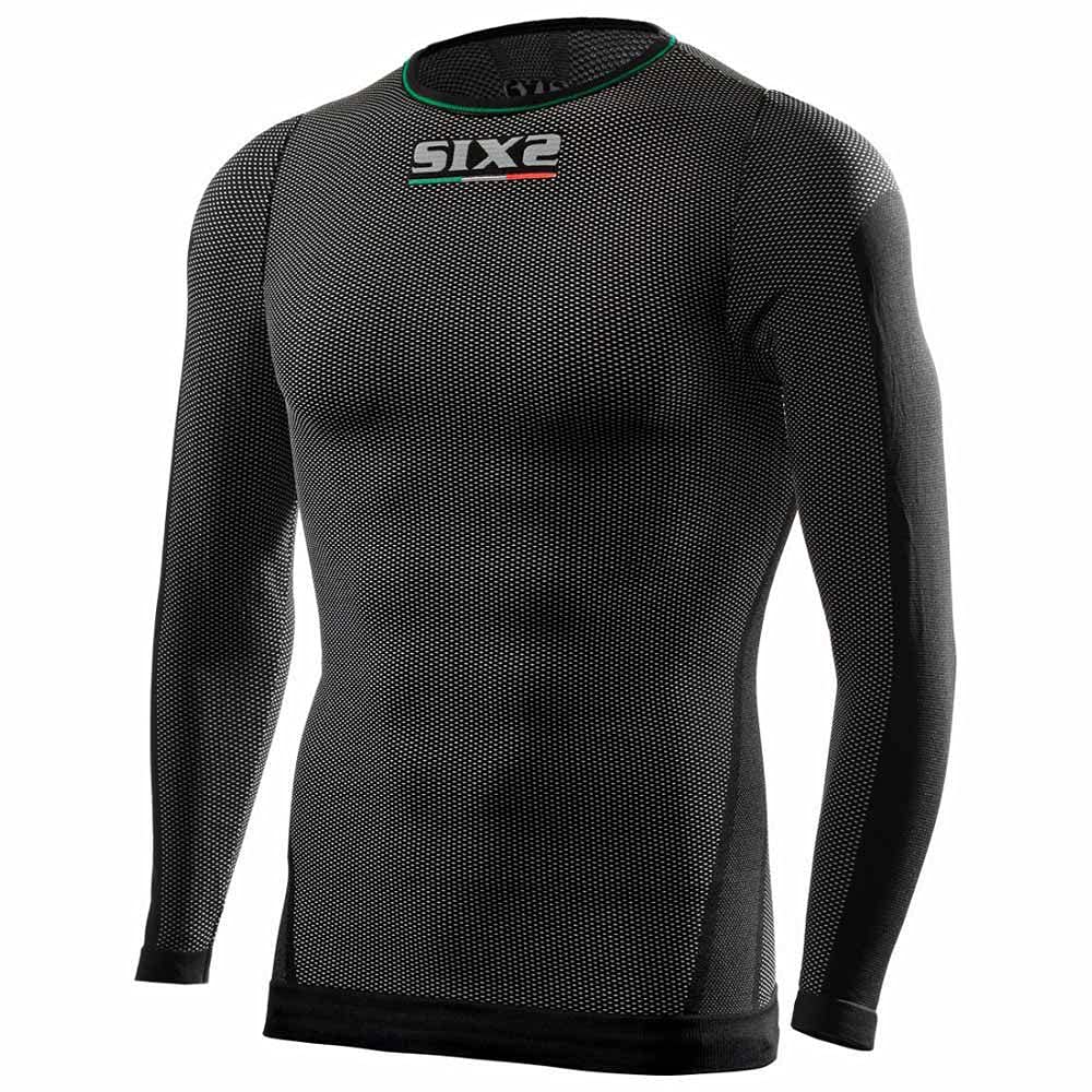 SIX 2 Unisex TS2L-ML-NE T-Shirt, Schwarzes Carbon, M