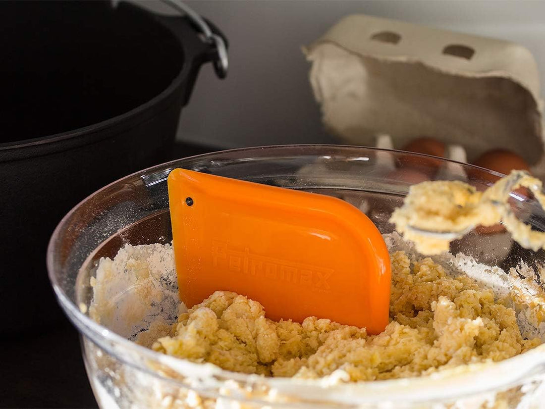 Petromax Feuertopf Dutch Oven Reinigungs-Schaber Set Glatt und Geriffelt für Gusseisen Pfannen Töpfe