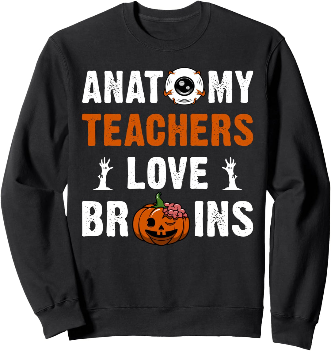 Anatomie-Lehrer, Halloween, auf Englisch Sweatshirt