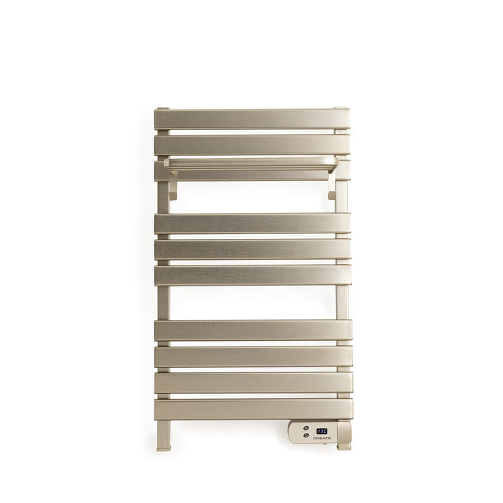 CREATE / WARM Towel 500W / Elektrischer Badheizkörper Edelstahl mit Regal / 96,9x55x5cm / Thermostat