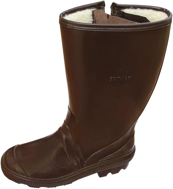 Panter Ingenio 381052727 Gummistiefel Klasse 0 mit Wollfutter Braun Grösse: 42 42 EU Braun, 42 EU Br