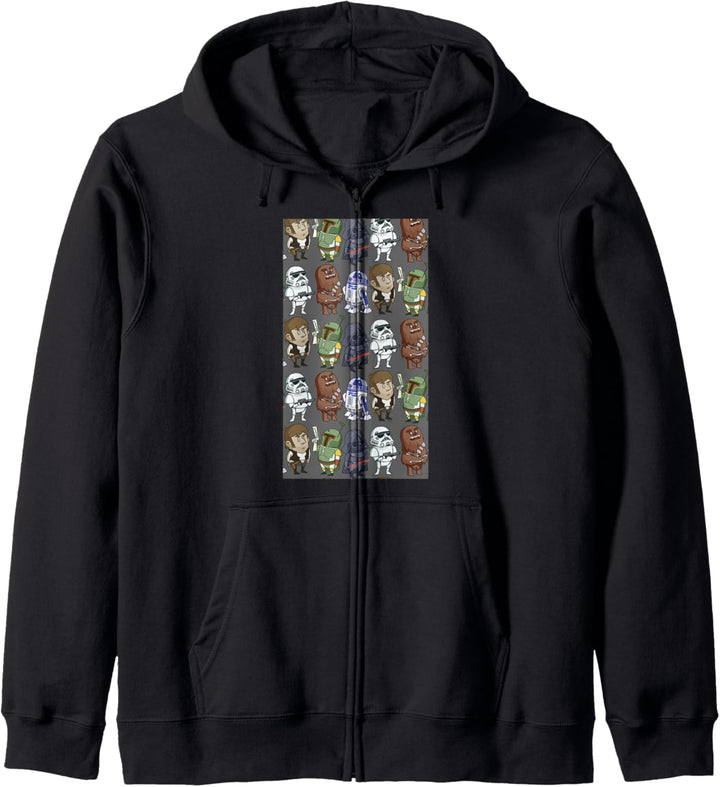 Star Wars Character Doodles Kapuzenjacke