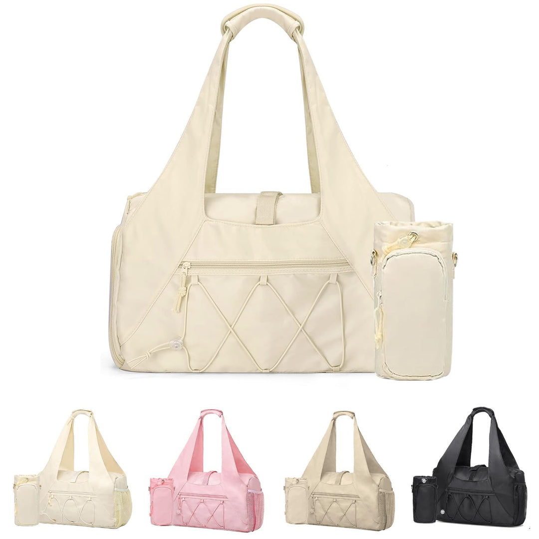 Sporttasche Damen - Gym Bag Women Leicht Wasserabweisend - Sporttasche mit Schuhfach und Nassfach -