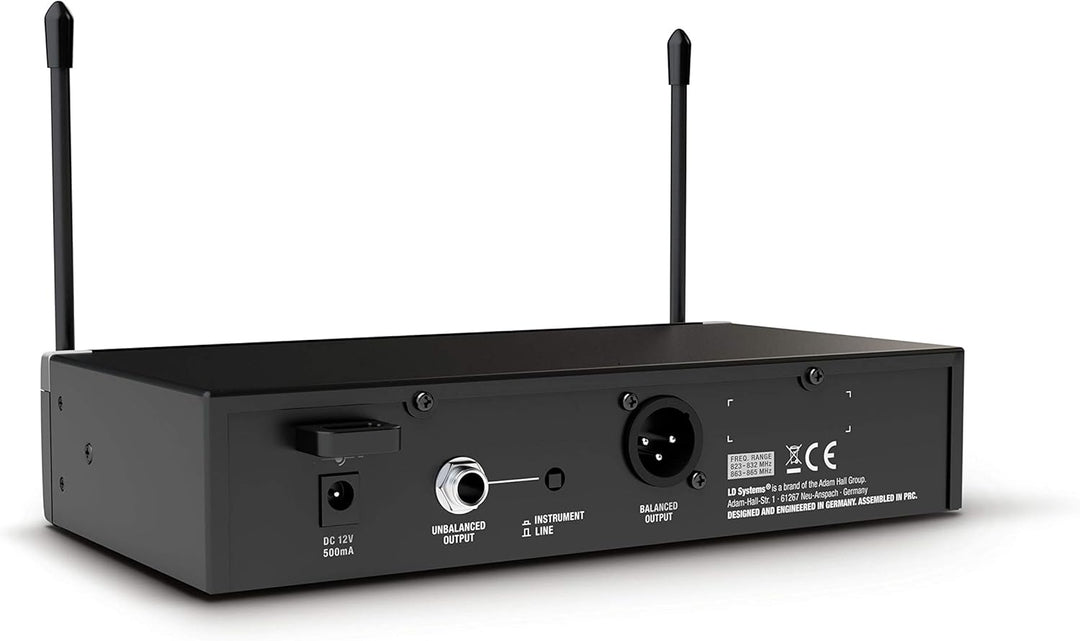 LD Systems U308 R - Empfänger - 823-832 MHz + 863-865 MHz 863 - 865 MHz+ 823 - 832 MHz, 863 - 865 MH