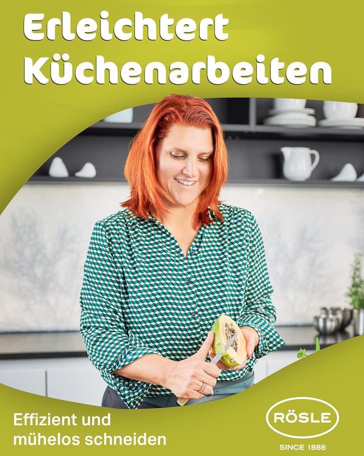 Rösle Fleischmesser Artesano, Hochwertiges Küchenmesser zum Schneiden aller Arten von Fleisch, Tranc