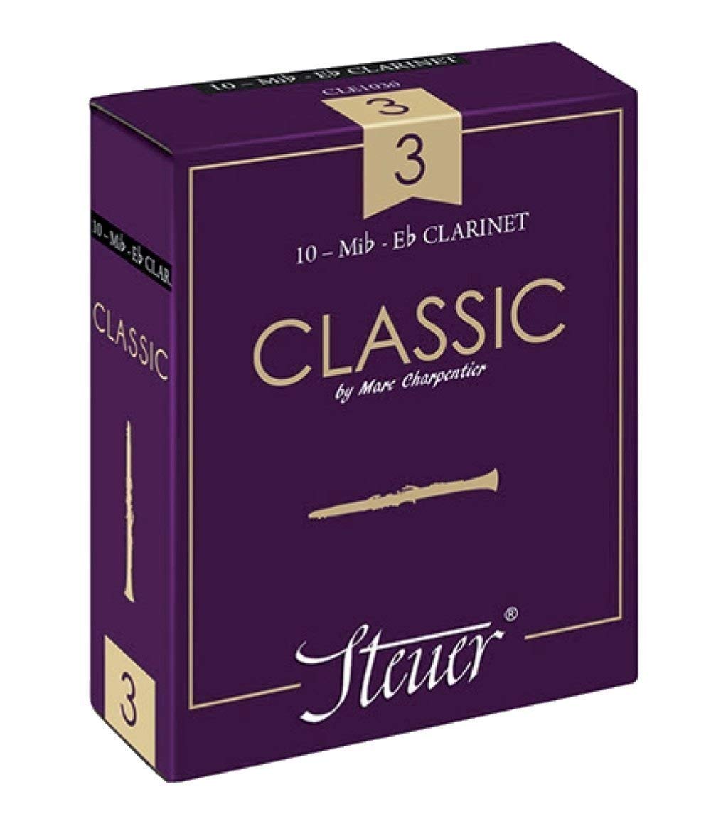 Steuer Blatt EB-Klarinette Classic französischer Schnitt 10er Packung Gr. 1 1/2 1,5 Eb-Klarinette fr