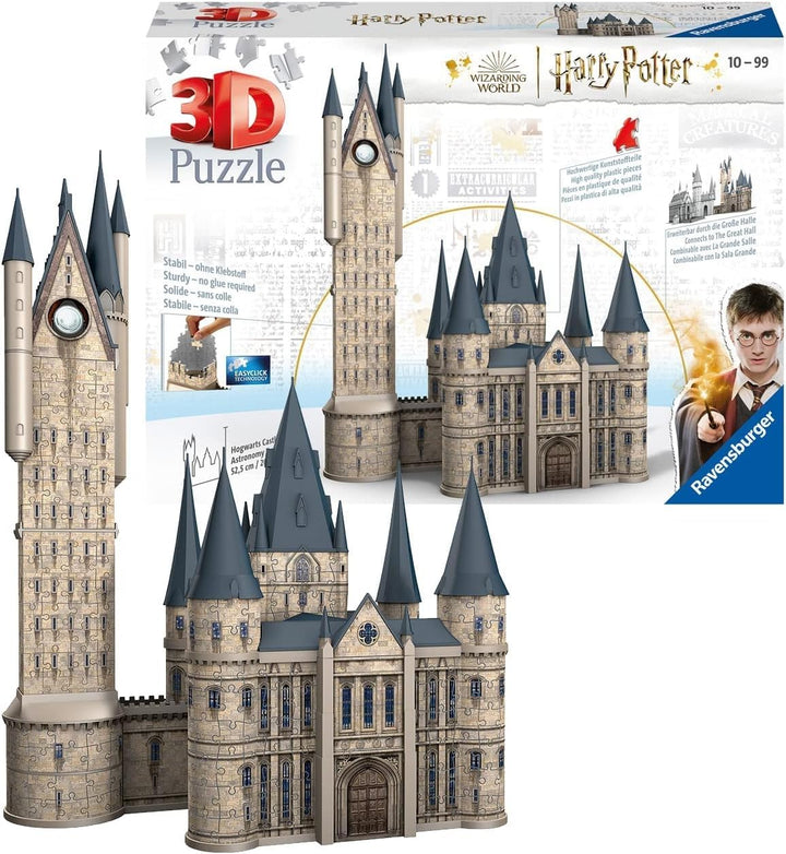 Ravensburger 3D Puzzle 11277 - Harry Potter Hogwarts Schloss - Astronomieturm - 615 Teile - Für alle