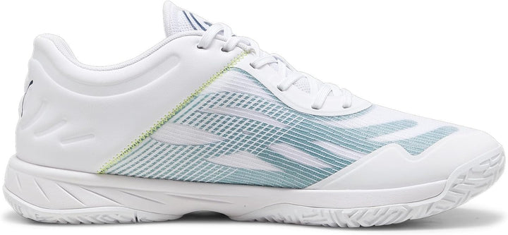 PUMA Beschleunigt Den Turbo Unisex Hallenturnschuh 38 EU Puma White Ocean Tropic Lime Squeeze, 38 EU