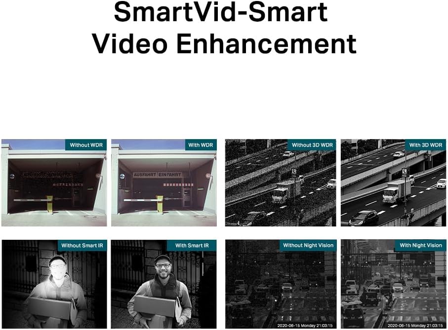 TP-Link VIGI C230 Smart Sicherheitskamera mit 4 mm Objektiv, 3 MP HD Vollfarbkuppel-Netzwerkkamera,