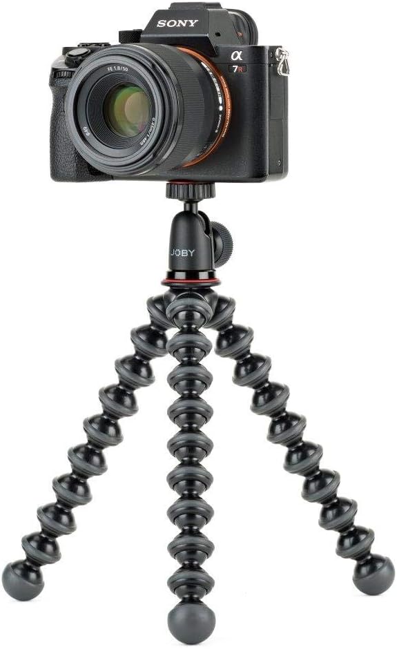 JOBY JB01503-BWW GorillaPod 1K Kit (flexibles Kompaktstativ mit Kugelkopf für grössere Kompaktkamera