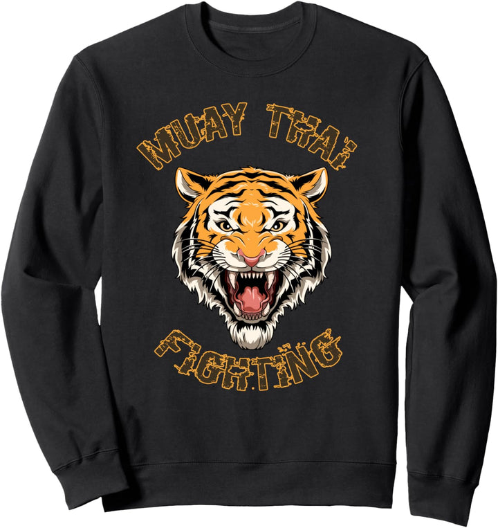 Tiger Thai Boxen Kickboxen Sweatshirt