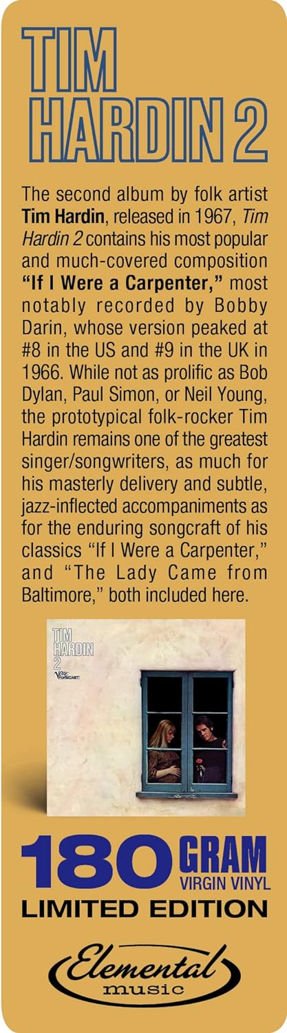 Tim Hardin 2, Vinyl