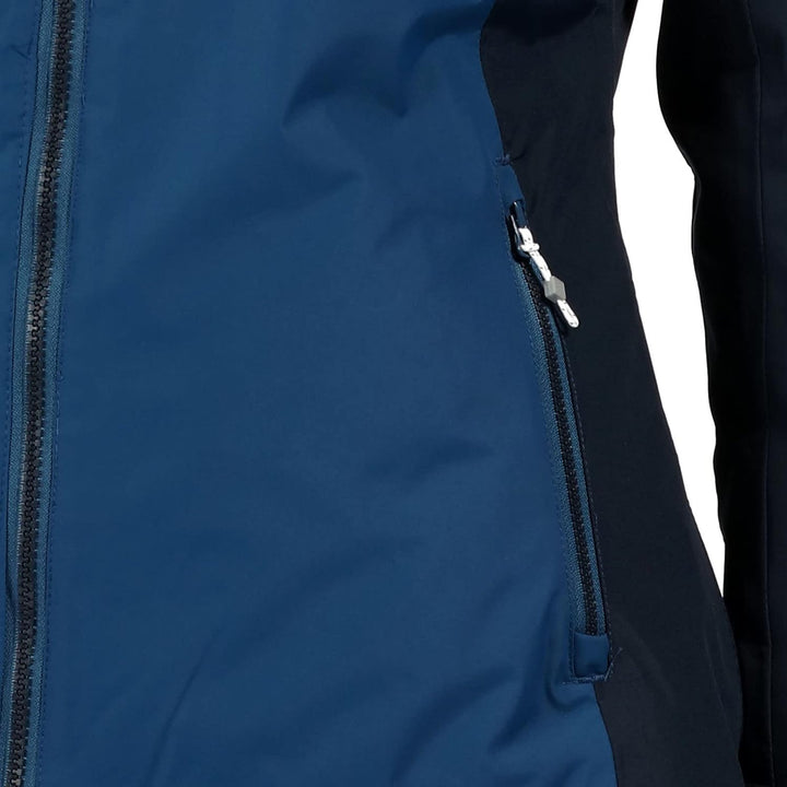 Regatta Damen Voltera Protect Waterproof Taped Seams Heated Hooded Jacket Jacke M Blauopal/Marinebla