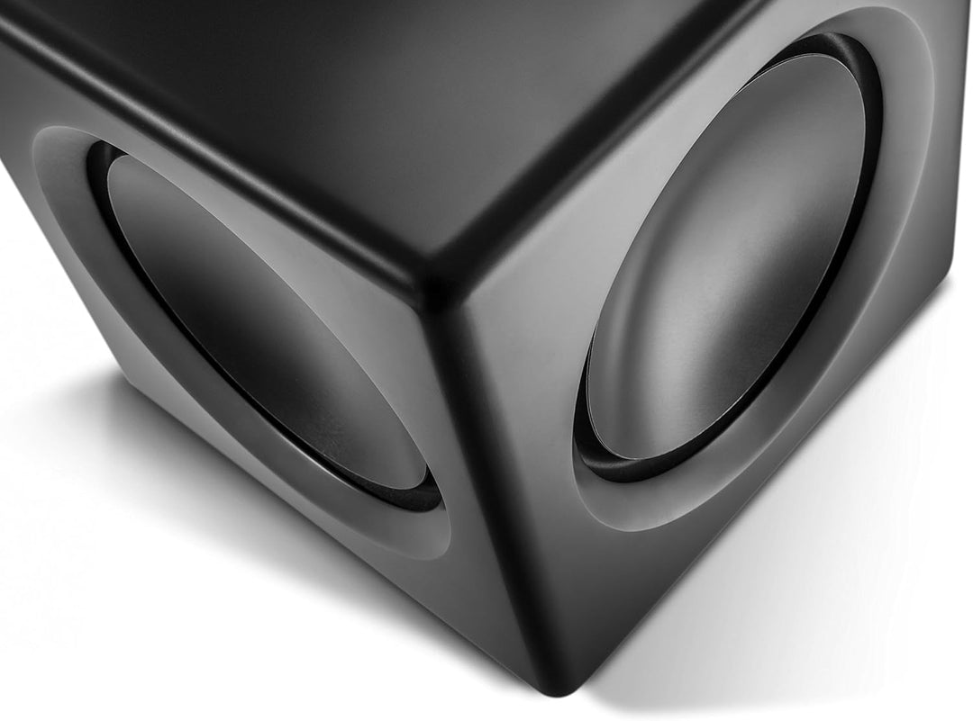 Wavemaster 66400 Fusion - Aktiver Subwoofer (125 Watt) mit eingebautem Class-D-Verstärker, universel