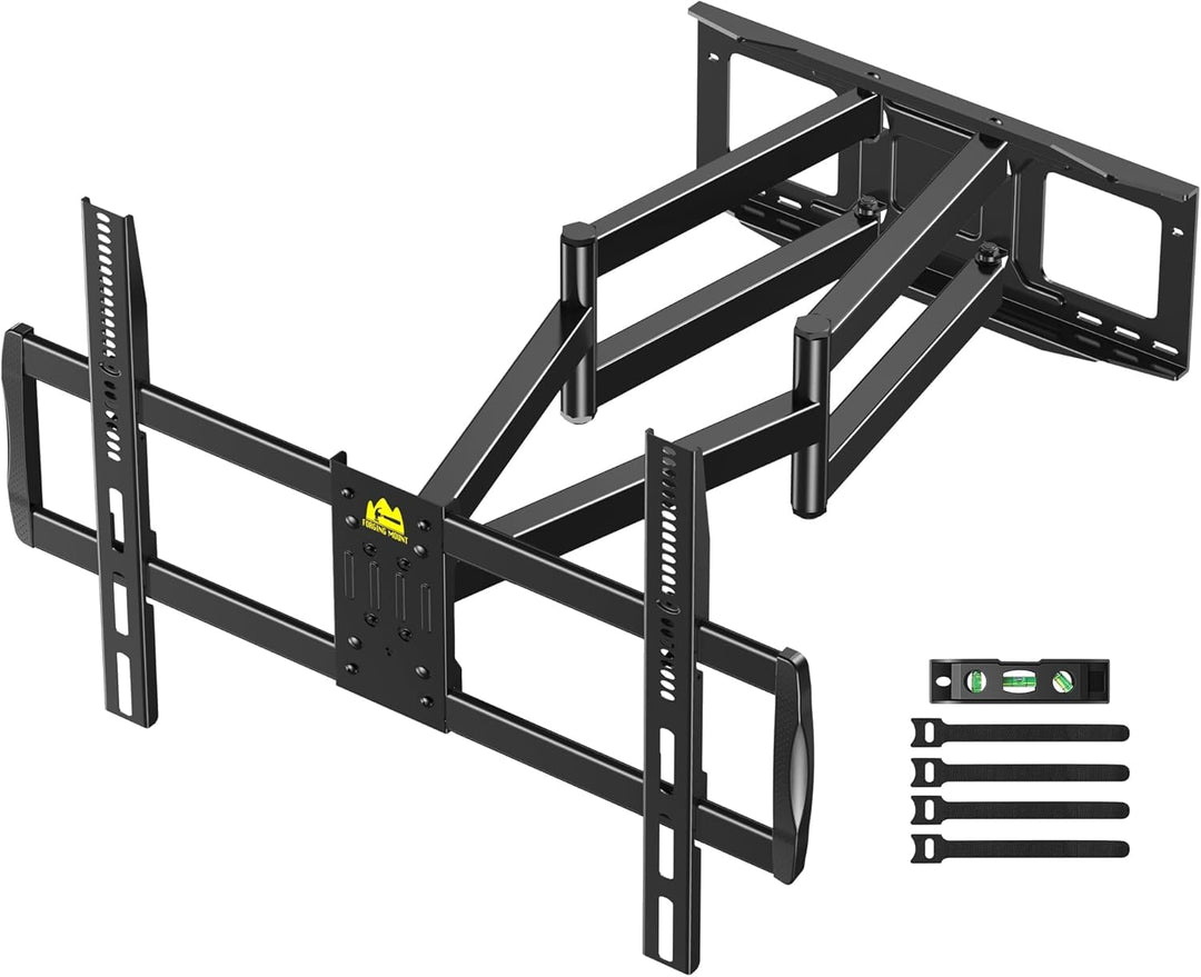 FORGING MOUNT Vollbewegliche TV Wandhalterung für 60-100 Zoll Fernseher bis 100kg, Fernseher Wandhal