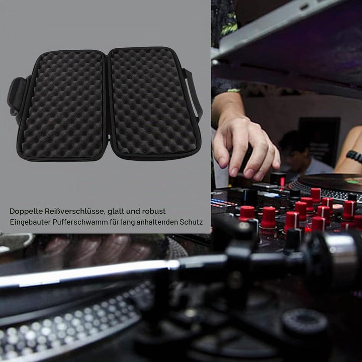 Eujgoov DJ Controller Tasche 40x25x8cm 600D Oxfordstoff Kompatibel mit DDJ-FLX4/SB3/RB verstellbare