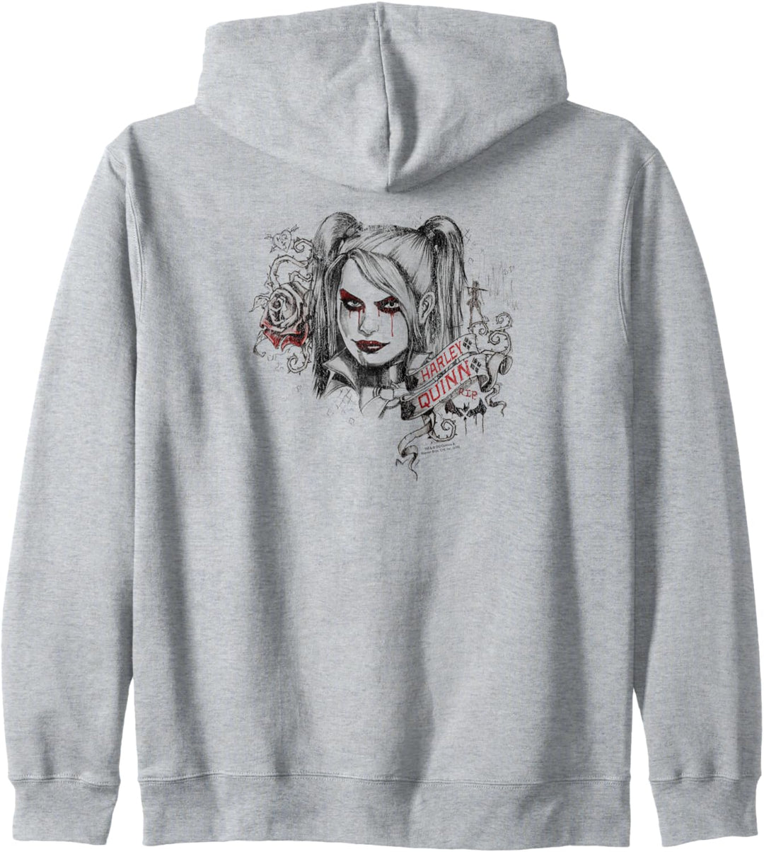 Batman: Arkham Knight Harley Quinn Sketchy Girl Kapuzenjacke