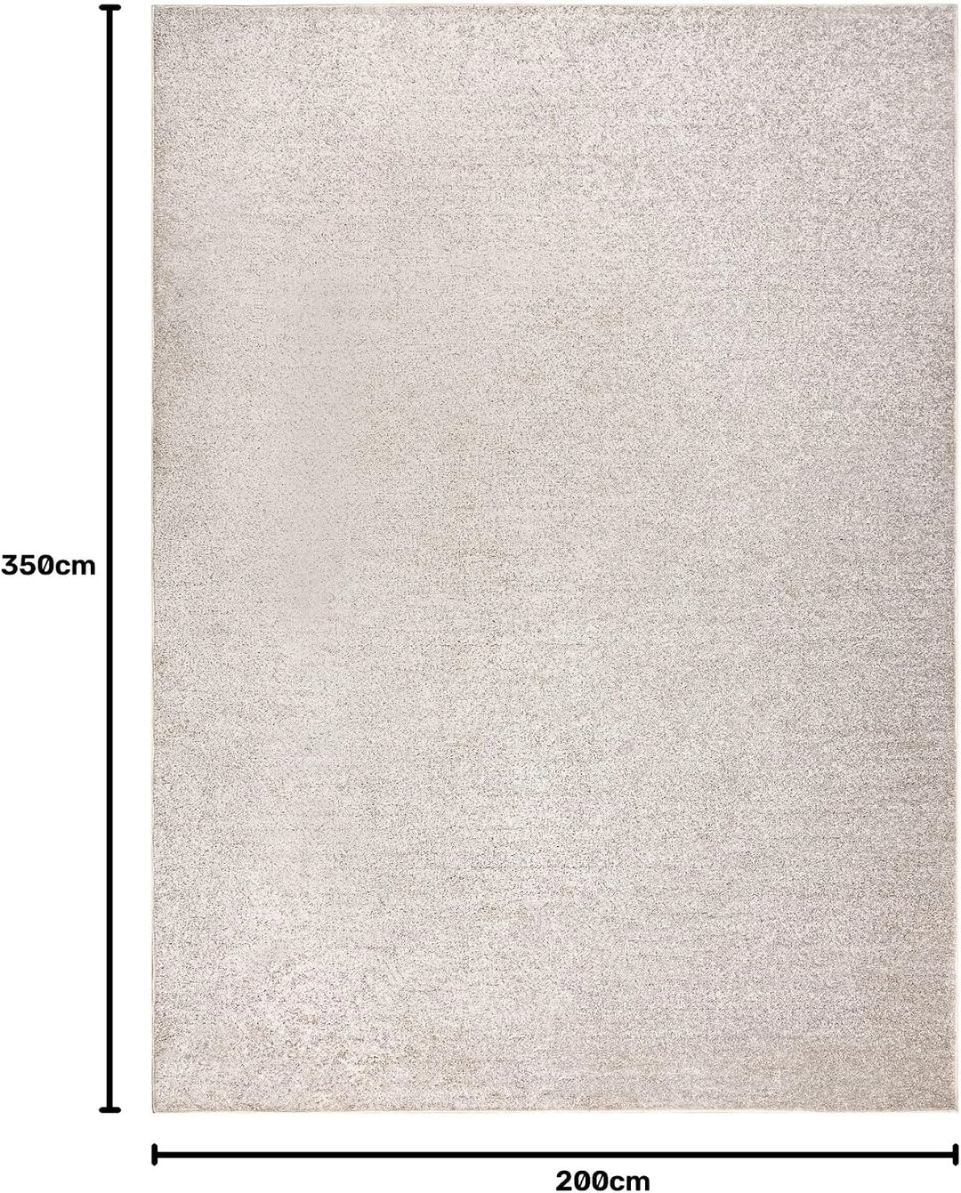 rugsx Teppich Teppichboden Santa FE beige 33 eben, glatt, einfarbig, 200x350 cm 200x350 cm Beige, 20