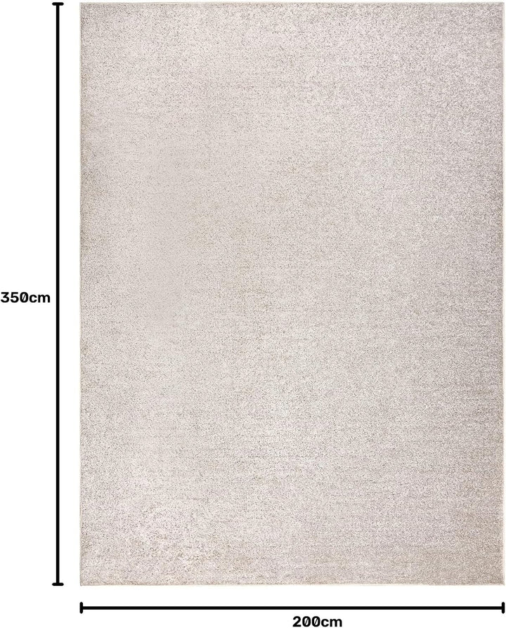 rugsx Teppich Teppichboden Santa FE beige 33 eben, glatt, einfarbig, 200x350 cm 200x350 cm Beige, 20