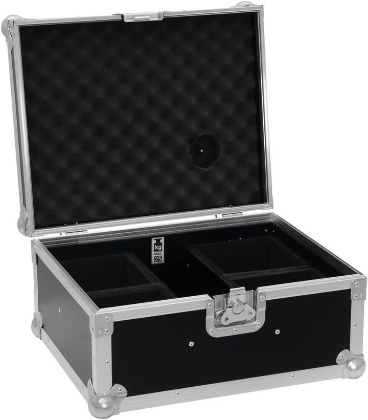 ROADINGER Flightcase 4x AKKU UP 4 QCL Spot QuickDMX | PRO Flightcase für 4 x AKKU UP 4 QCL Spot Quic
