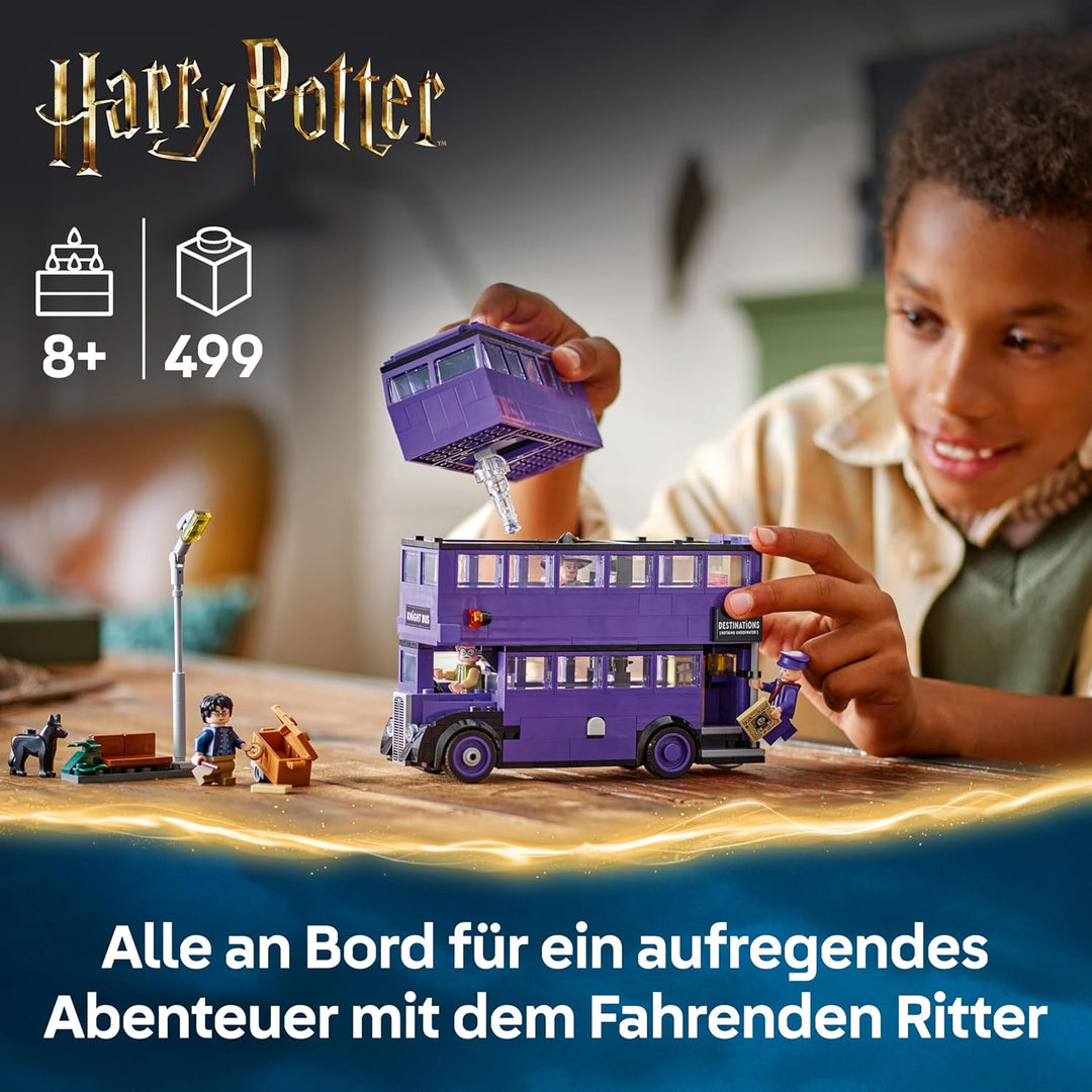 LEGO Harry Potter Abenteuer mit dem Fahrenden Ritter - Spielzeug aus der Zauberwelt mit 5 Minifigure