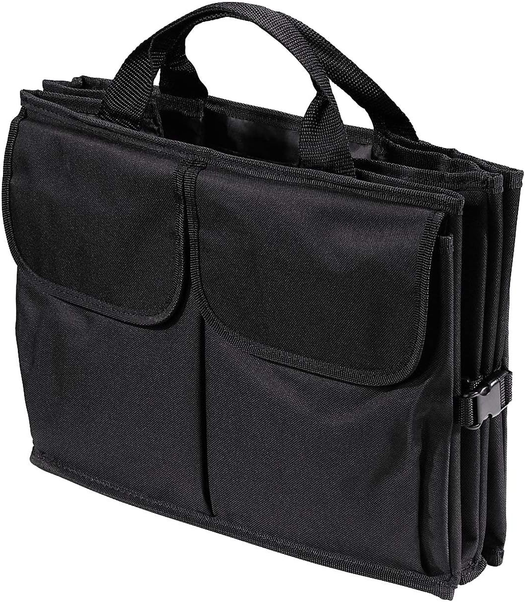 Hama Kofferraumtasche gross (Faltbare Autotasche, Kofferraum-Organizer mit Klettbefestigung inkl. Kl
